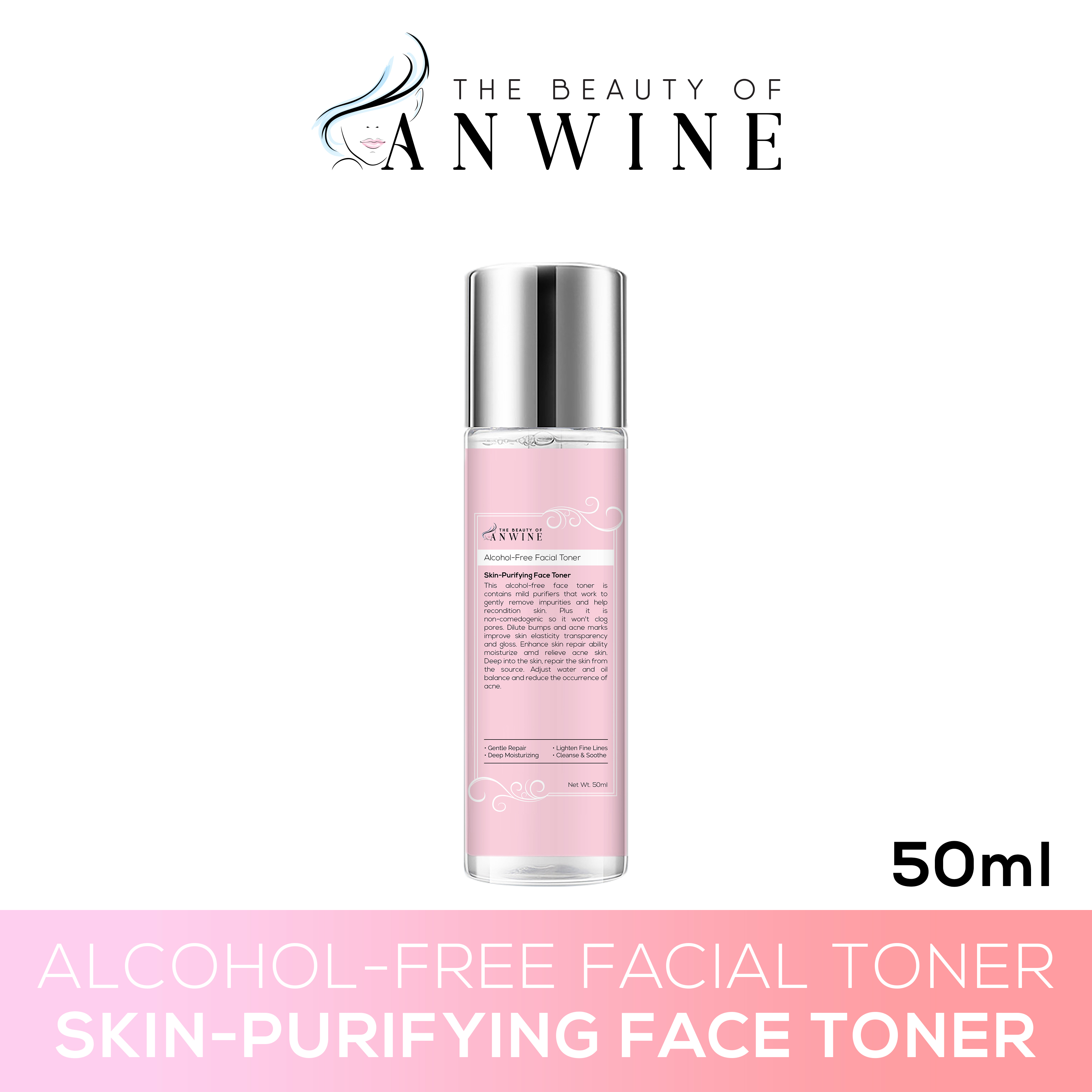 ANWINE BEAUTY AlcoholFree Facial Toner Hydrating Facial Toner for