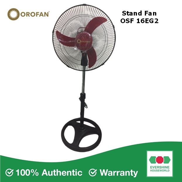 OROFAN 16 INCHES BANANA BLADE STAND FAN OSF16B EG2 Lazada PH
