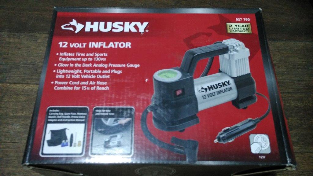 Husky 12 deals volt tire inflator