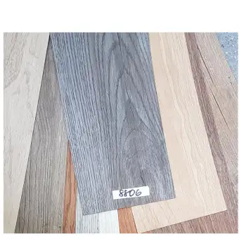 Uni Luxury Vinyl Planks Flooring 36pcs 6x36inches Textured Ripple