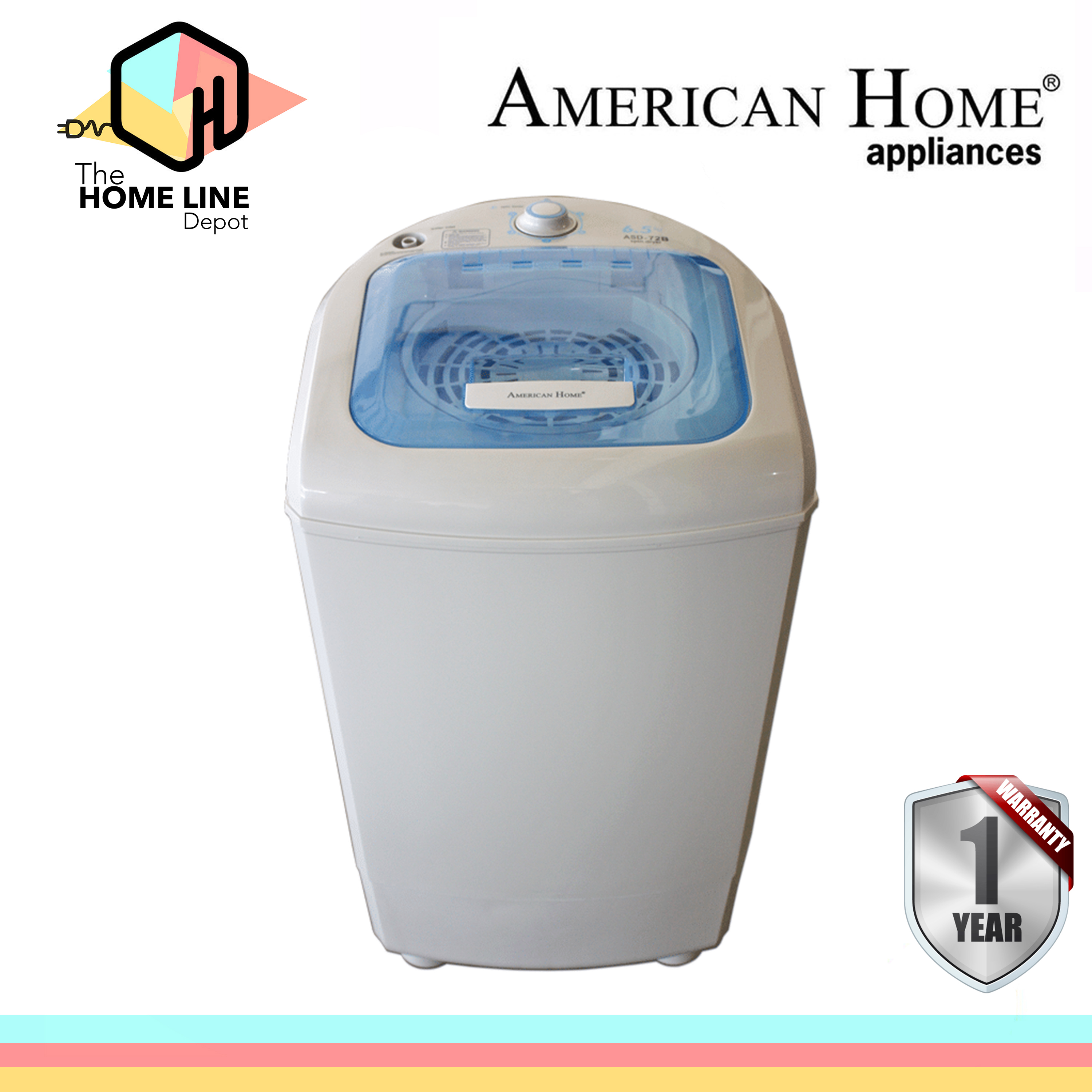 American Home 6 5 Kg Spin Dryer Asd 72b Lazada Ph
