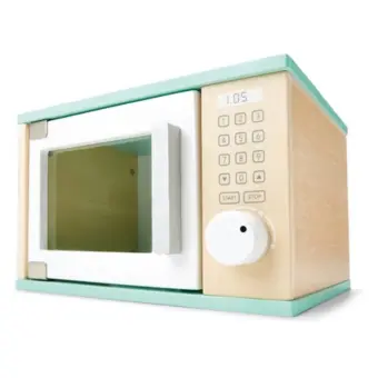 wooden toy microwave