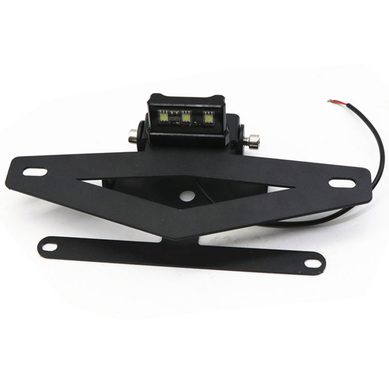 Motorcycle Rear License Registration Plate Tail Frame Holder Bracket ...
