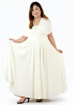 white infinity dress