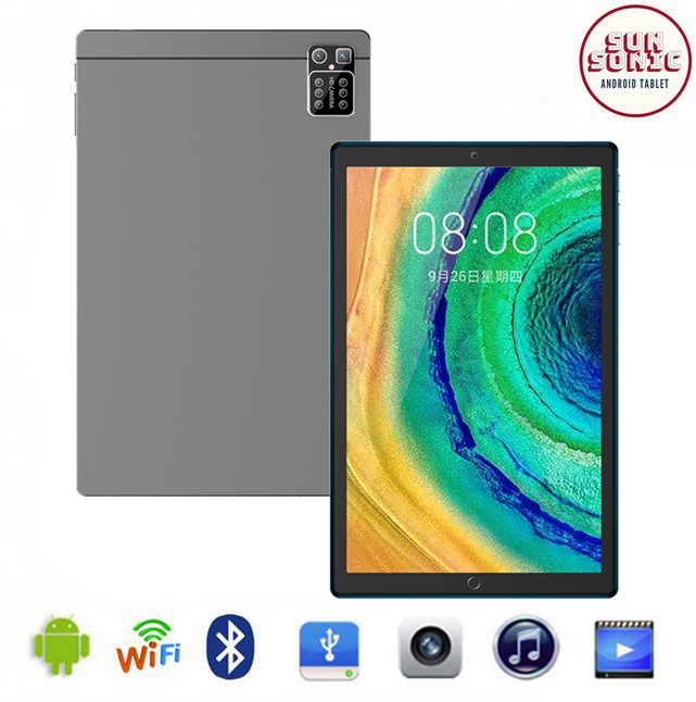 SUNSONIC Tablet 11“ Inch 8GB + 128GB Android Dual Sim High Resolution