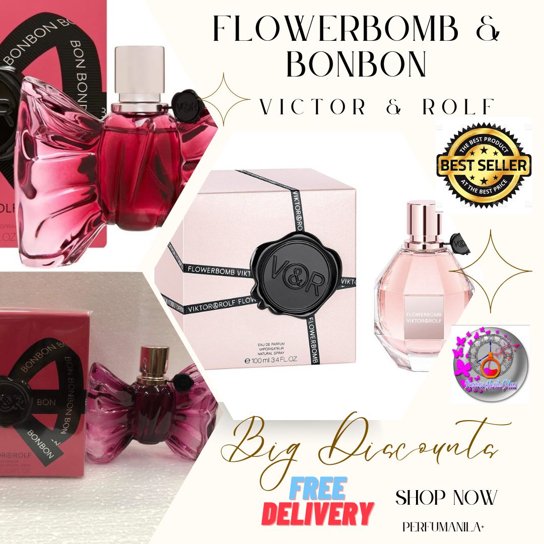 FLOWERBOMB BY VICTOR AND ROLF 100ML EDP FOR WOMEN*VERY LONG LASTING AND