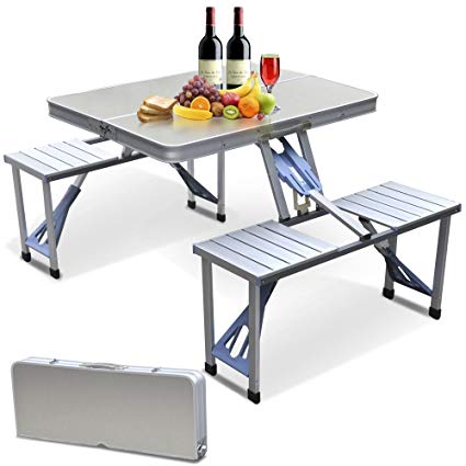 picnic foldable table with seats