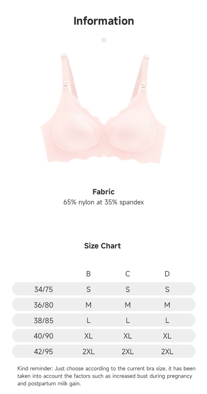 106HORIGEN Nursing Bra Breathable for Breastfeeding Mom anti-drooping push  up bra anti-overflow underwear materials with flexible for Superstar  Subtlemate Polaris Wearable Breast Pump