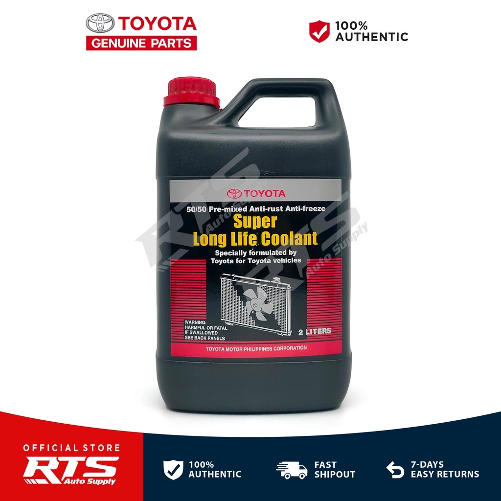 Toyota Genuine Coolant Pink Super Long Life - Ready to Use 2 Liters ...