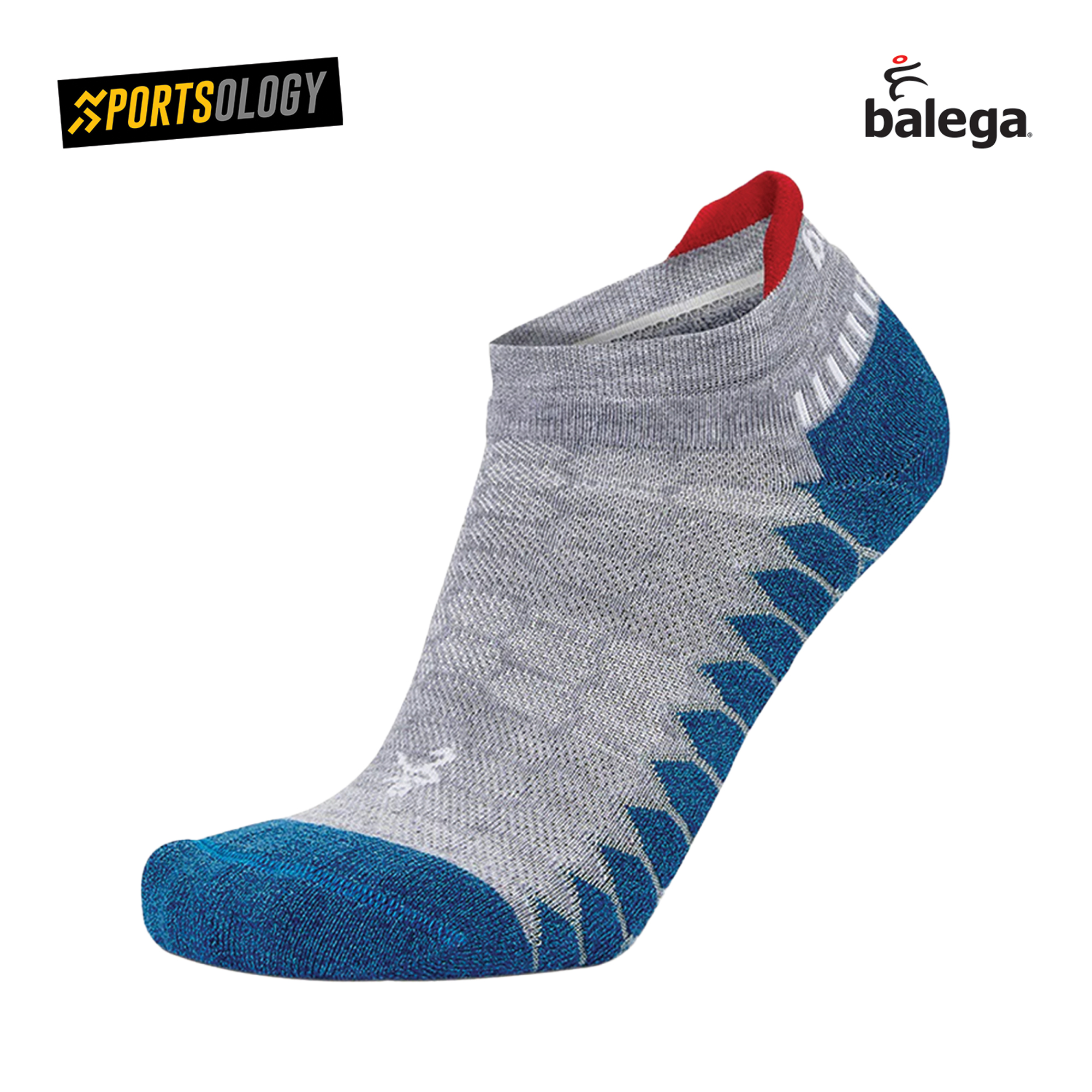 Balega Silver No Show Running Socks Denim Black Cobalt Running