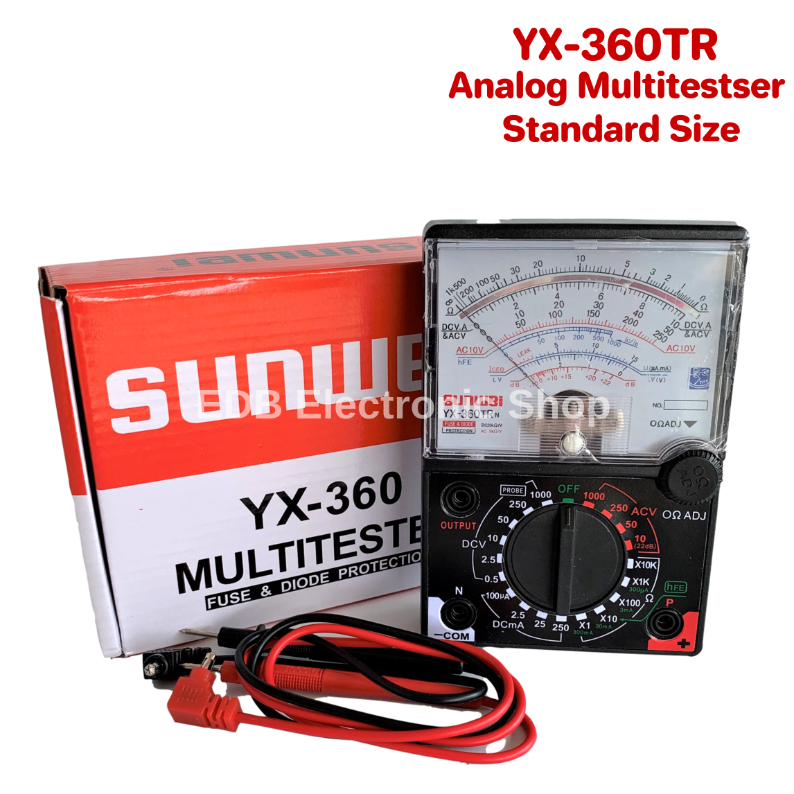 Analog Multimeter YX360 Tester Analog Multitester / Standard Size