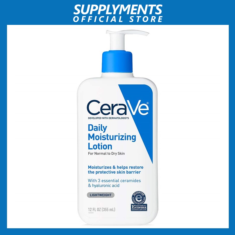 CeraVe Daily Moisturizing Body Lotion 12 fl oz (355 mL) with Hyaluronic