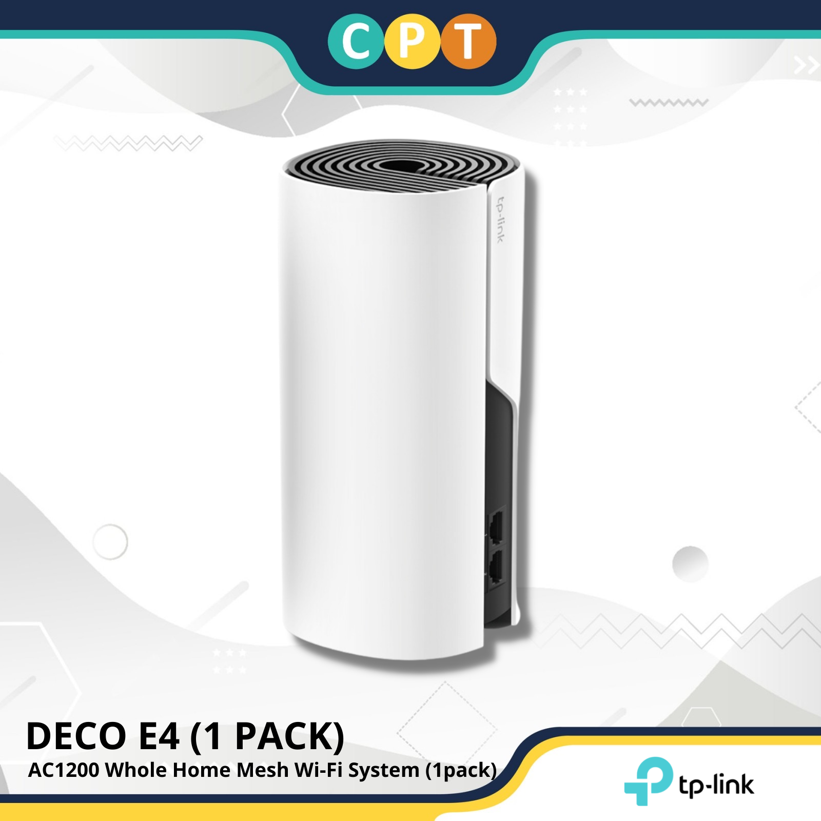 TP-Link Deco E4 AC1200 Deco Whole Home Mesh Wi-Fi System Deco E4(1-pack)