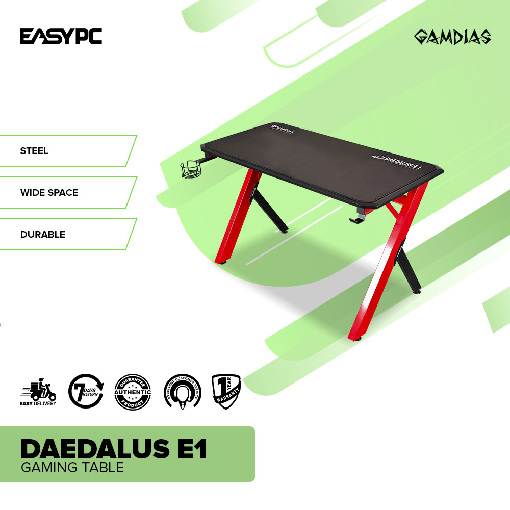 EasyPC Gamdias Daedalus E1 Steel Wide Space Durable Gaming Table