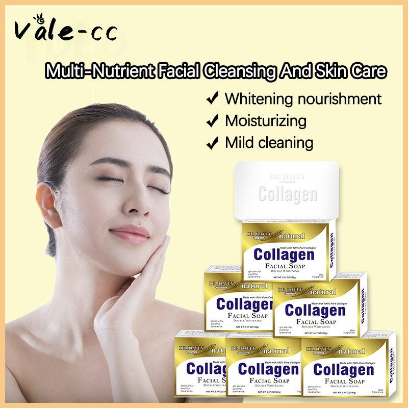 Pure Vitamin C Whitening Soap Deep Moisturizing Anti Acne Hyaluronic
