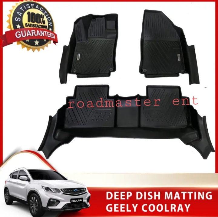 DEEP DISH MATTING 5D FOR Geely Coolray 2019-2023 WITH COOLRAY LOGO ...