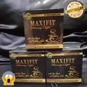 Maxifit Slimming Coffee Set Of 3 With Garcinia Cambogia Arabica Robusta Chia Seed Pysllium Husk Stevia With Non Dairy Creamer And Foamer Slim And Fit Sexy Coffee Dietary Coffee Keto Coffee Lazada