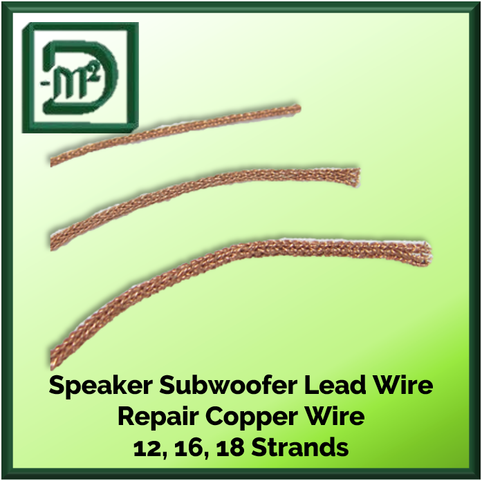 10 Pack Speaker Subwoofer Box Wires - Quick Disconnect 18 AWG 24 Inch - DNF Korea
