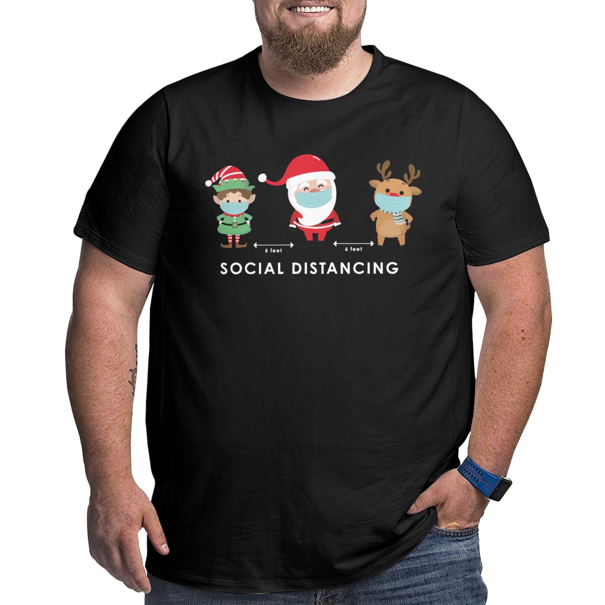 big tall christmas shirt