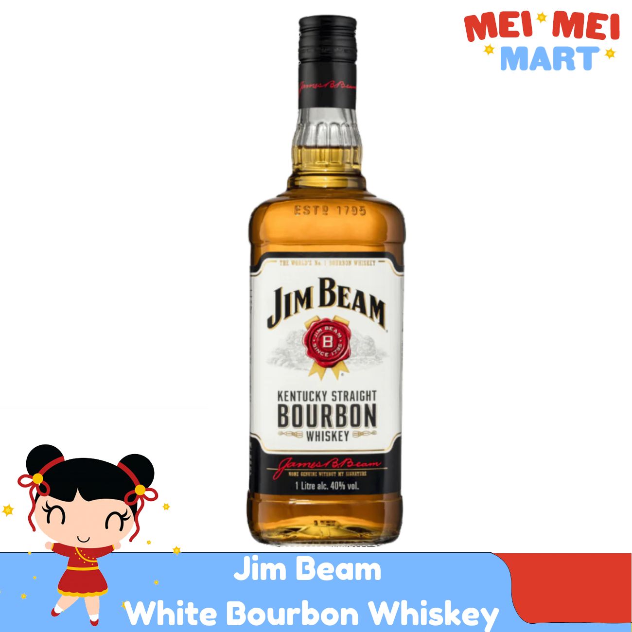 Jim Beam White Bourbon Whiskey Lazada Ph 7106