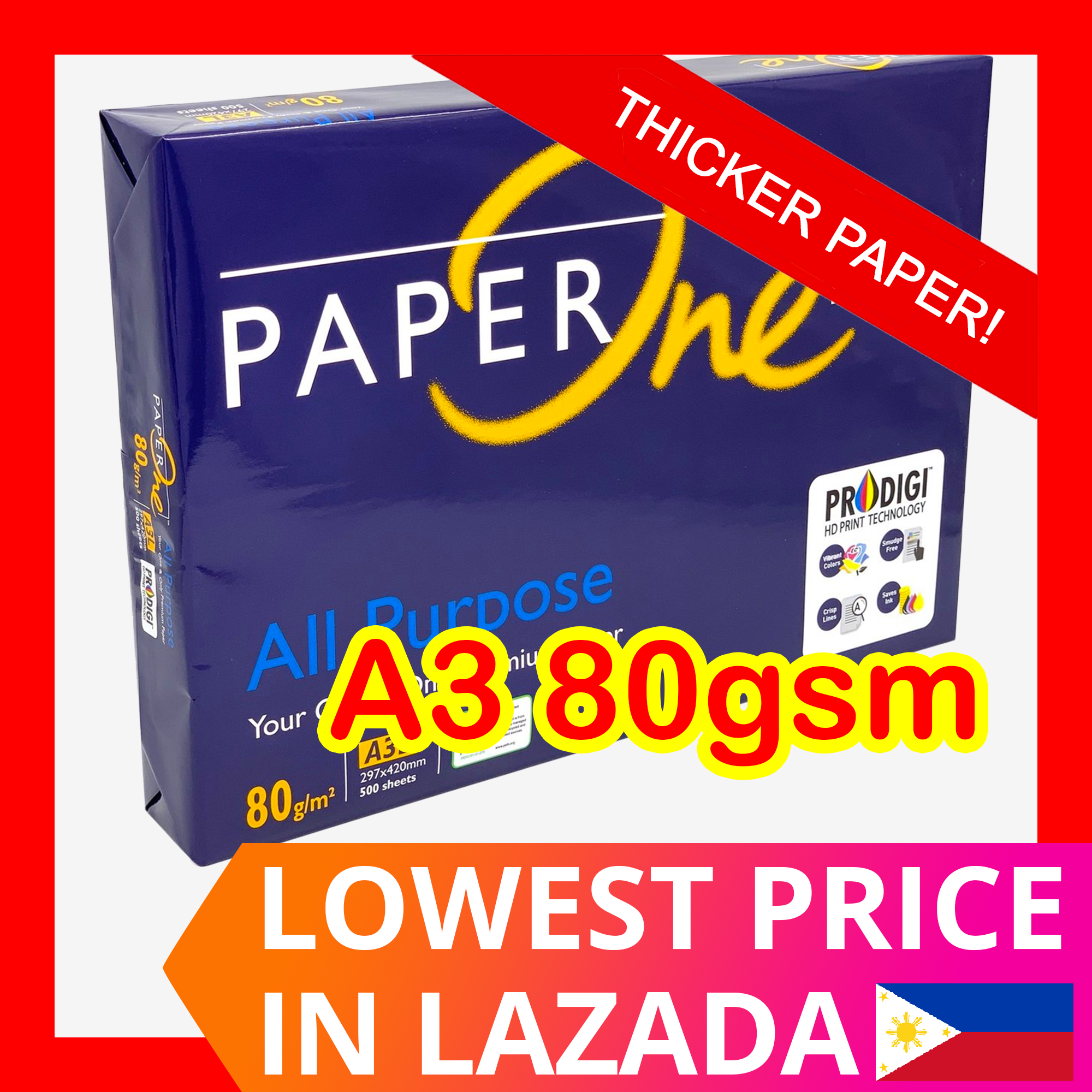 Paperone A3 ALL PURPOSE PAPER 1 ream 