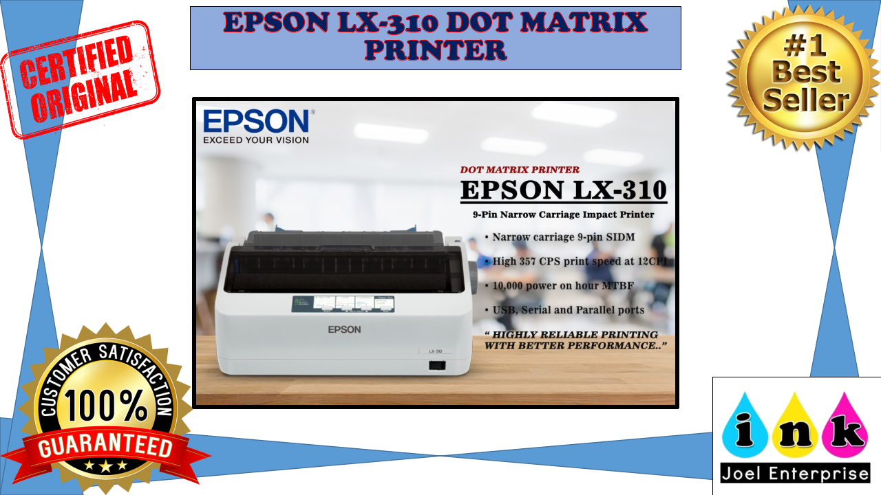 Epson Lx 310 Dot Matrix Printer Lazada Ph 4446