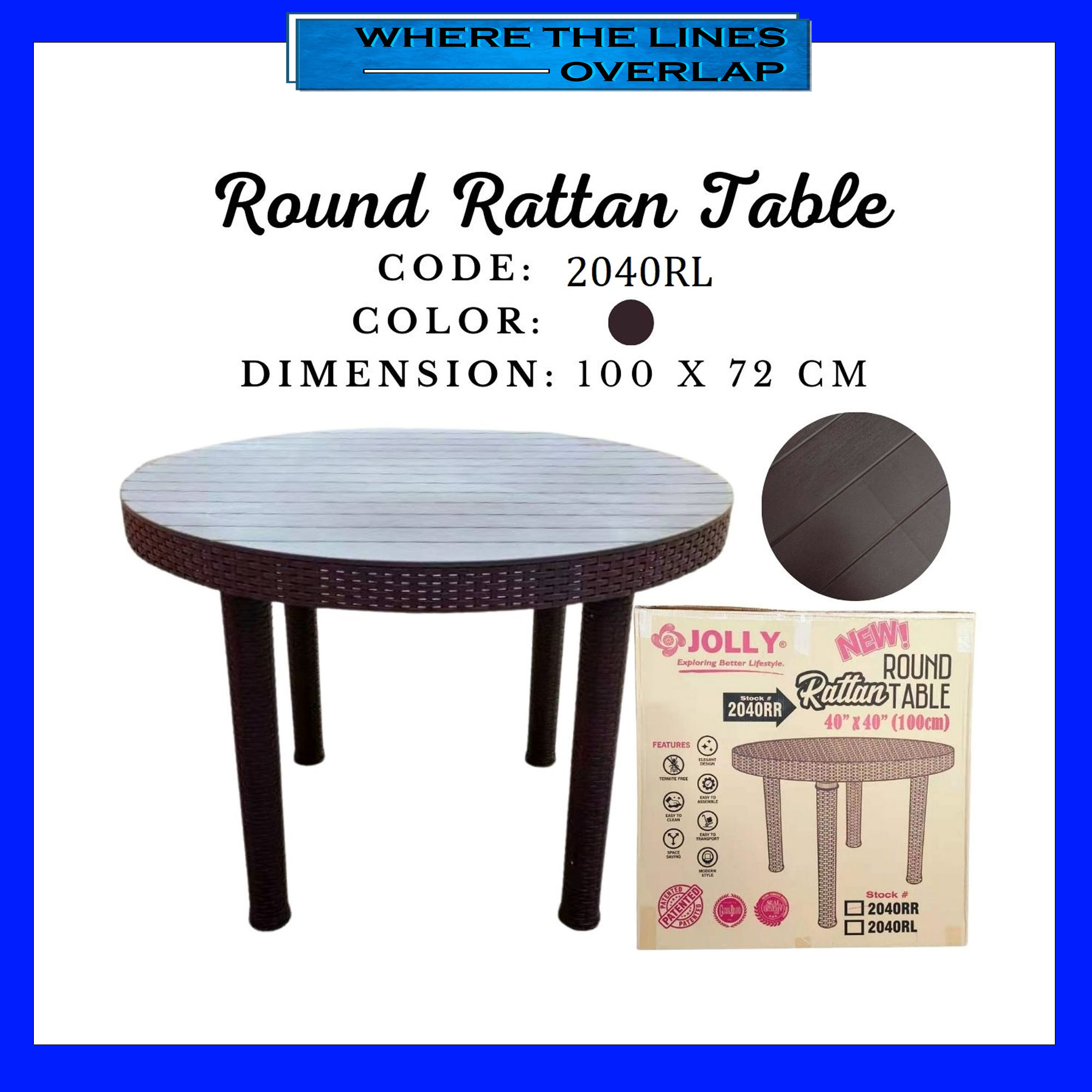 Jolly deals rattan table