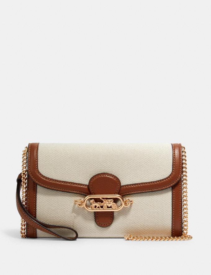 jade chain crossbody in colorblock coach