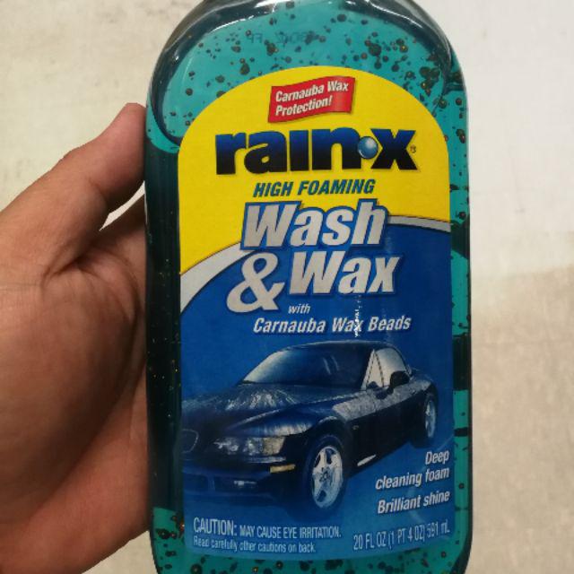 Rain‑X® Wash & Wax with Carnauba Wax BeadsWASH & WAX IN ONE EASY STEP
