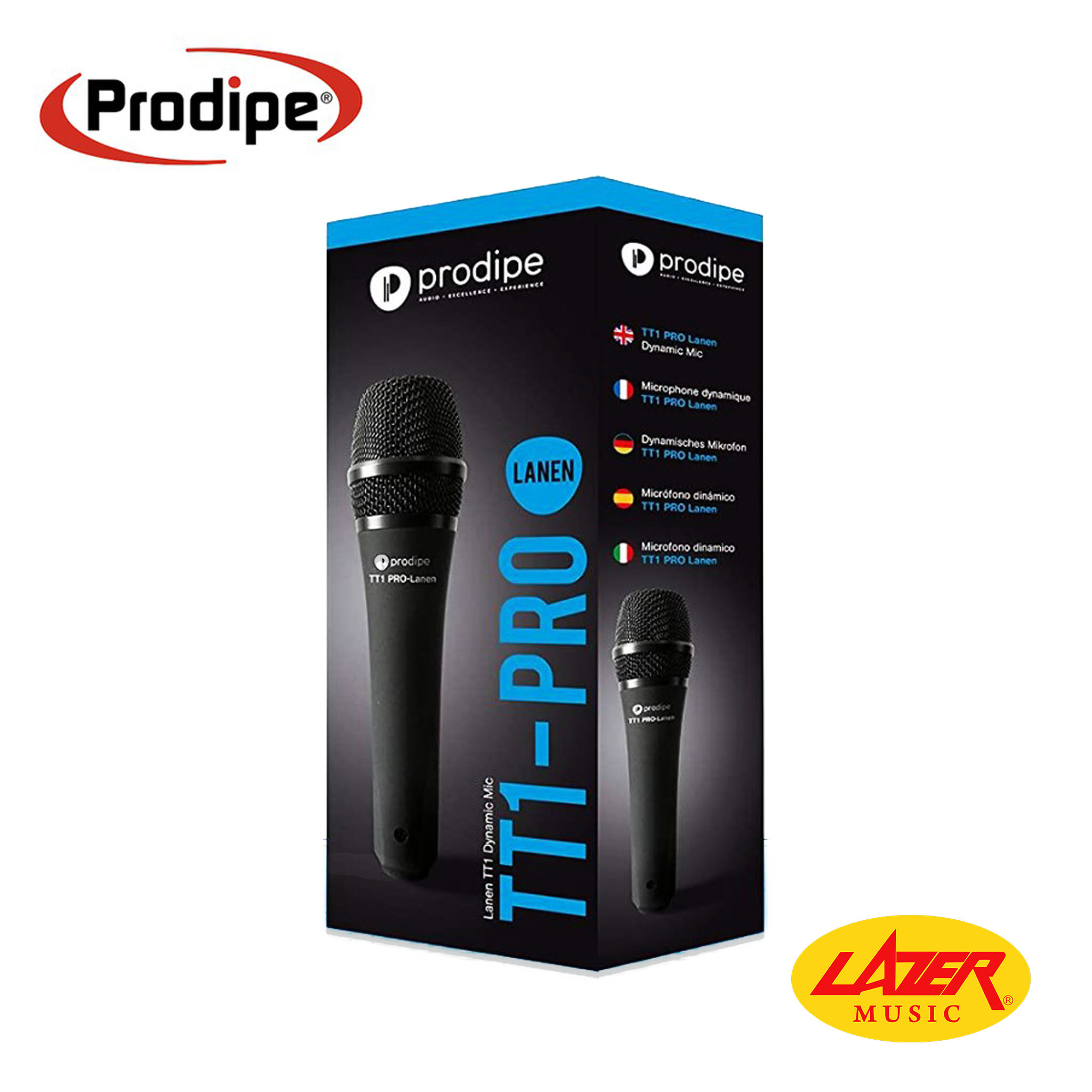 Micrófono Instrumentos Cardioide Micrófono Dinámico Prodipe Lanen TT1 Pro - Cardioide Para Instrumentos Y Voz Micrófono Dinámico Instrumentos