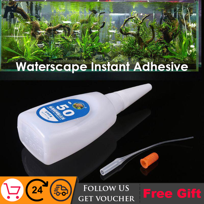 100g Aquarium landscaping foaming sink wood stone skeleton glue fish tank quick landscaping glue
