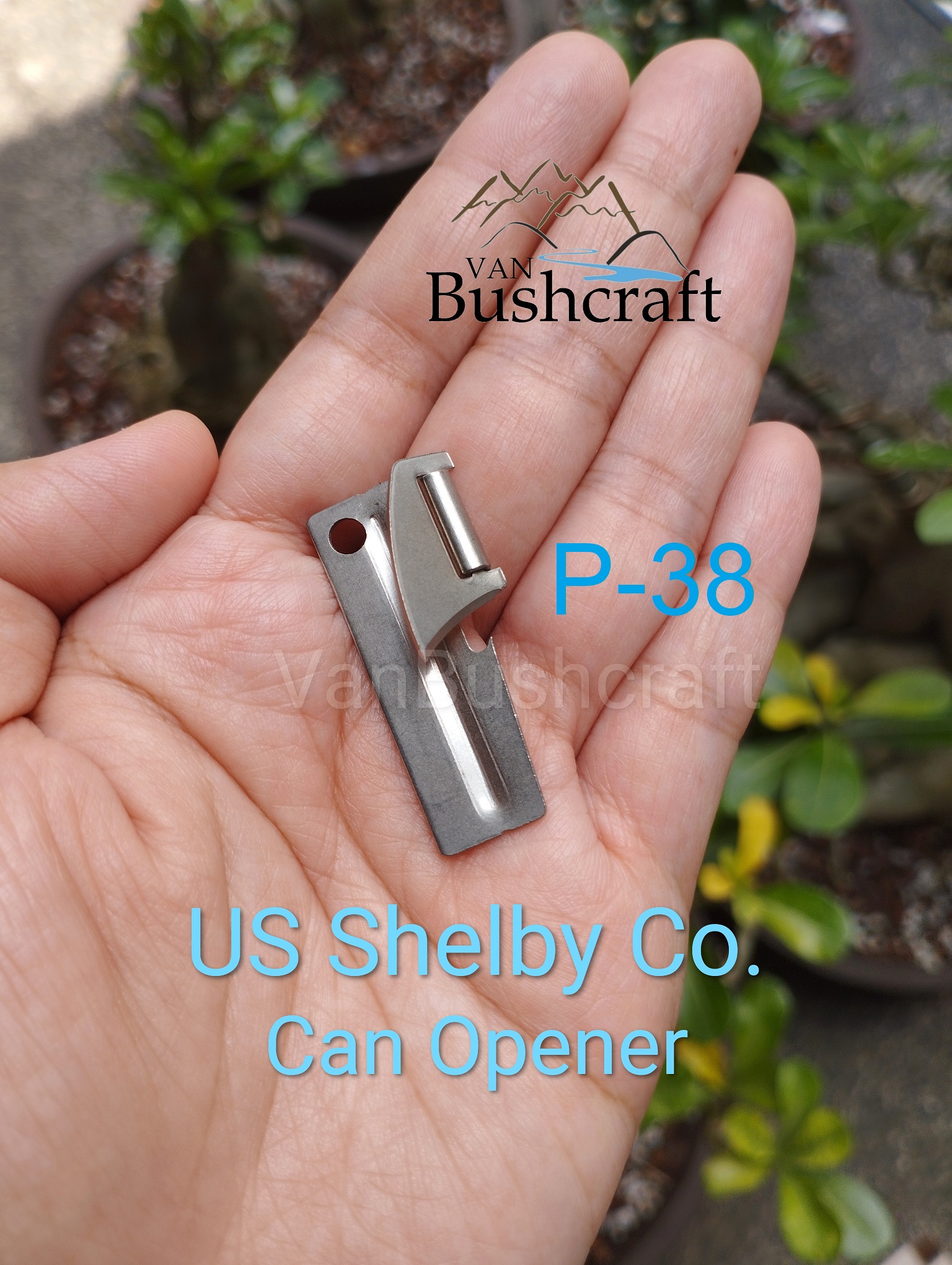 P 51 Military Style Survival Kit Can Opener by US Shelby Co Pack of 4