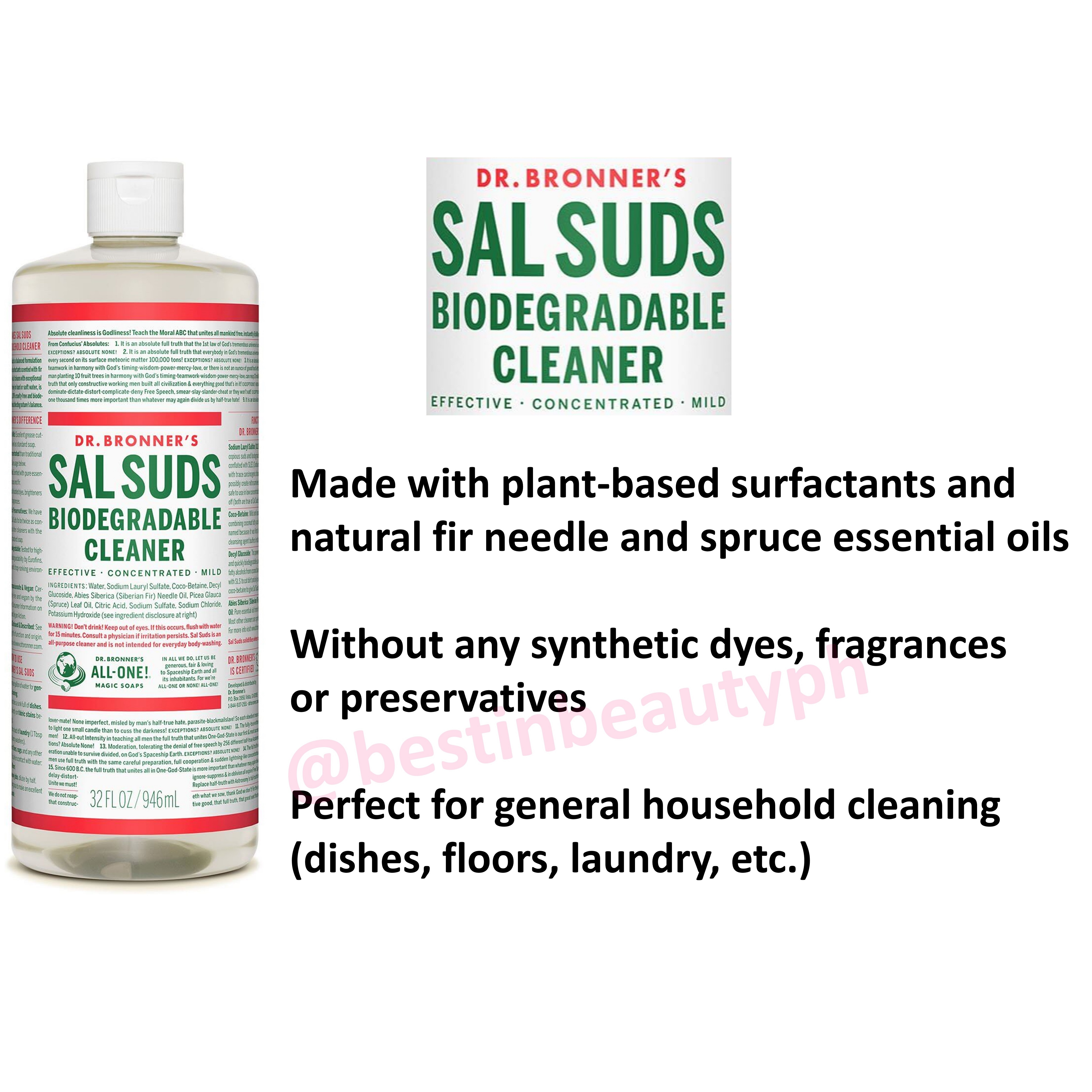 Dr. Bronner's Sal Suds Liquid Cleaner 32 oz Lazada PH