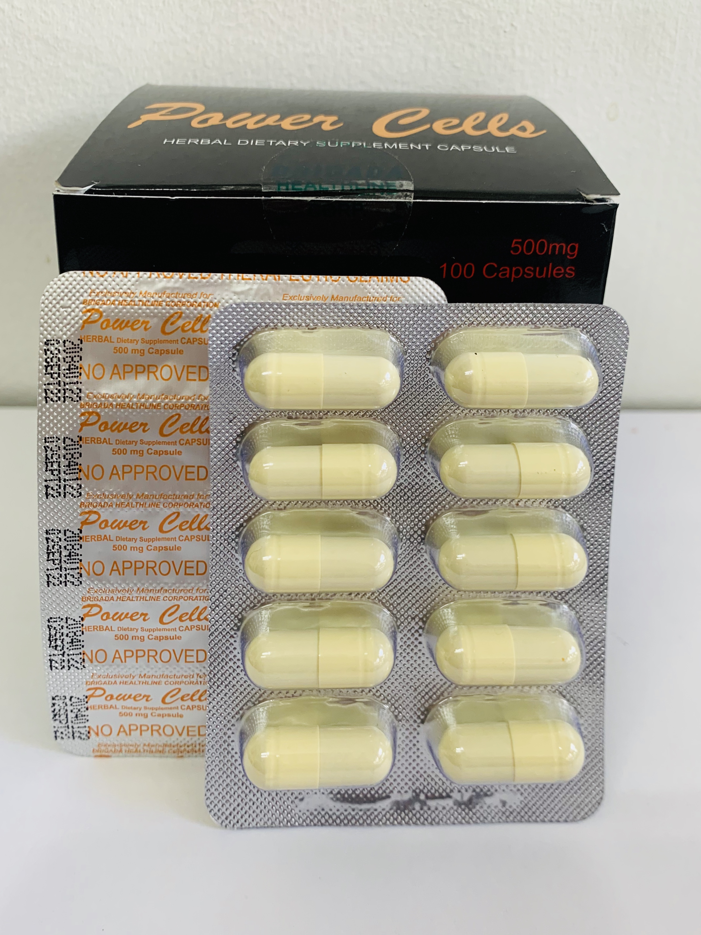 Power Cells Herbal Dietary Supplement 500mg Capsule [10 capsules