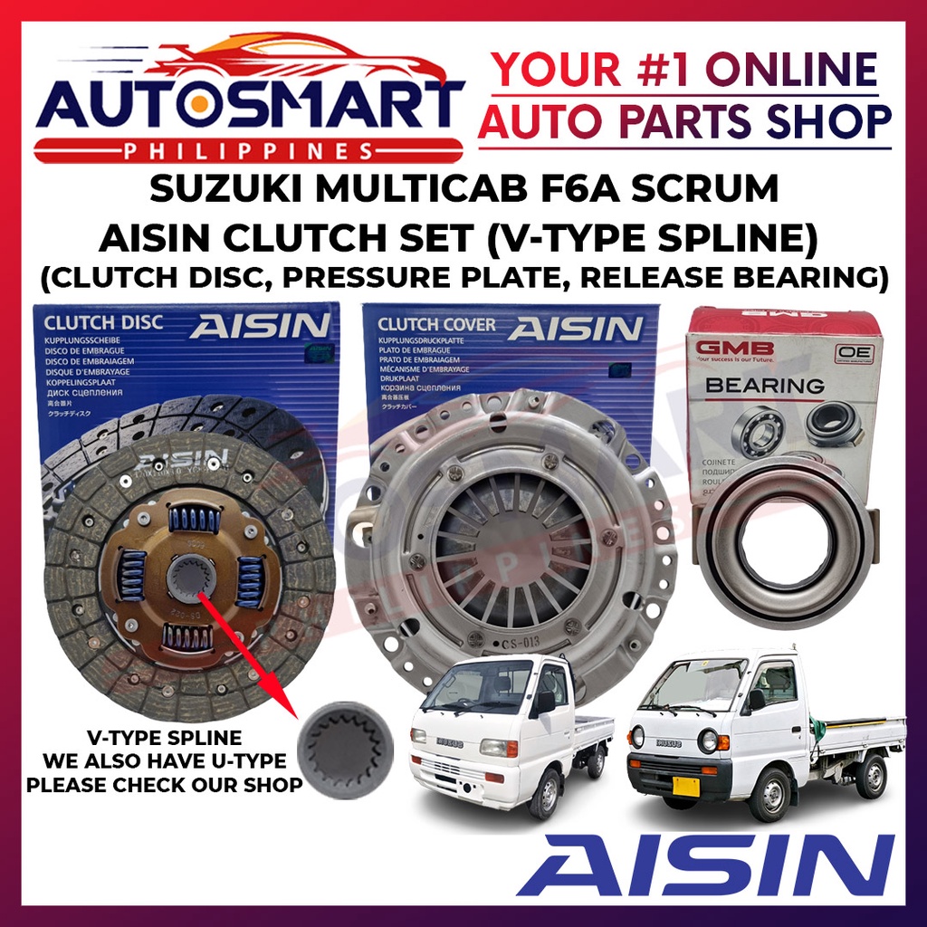 Aisin Japan Suzuki Multicab F6a Scrum Clutch Set V Type Spline Clutch