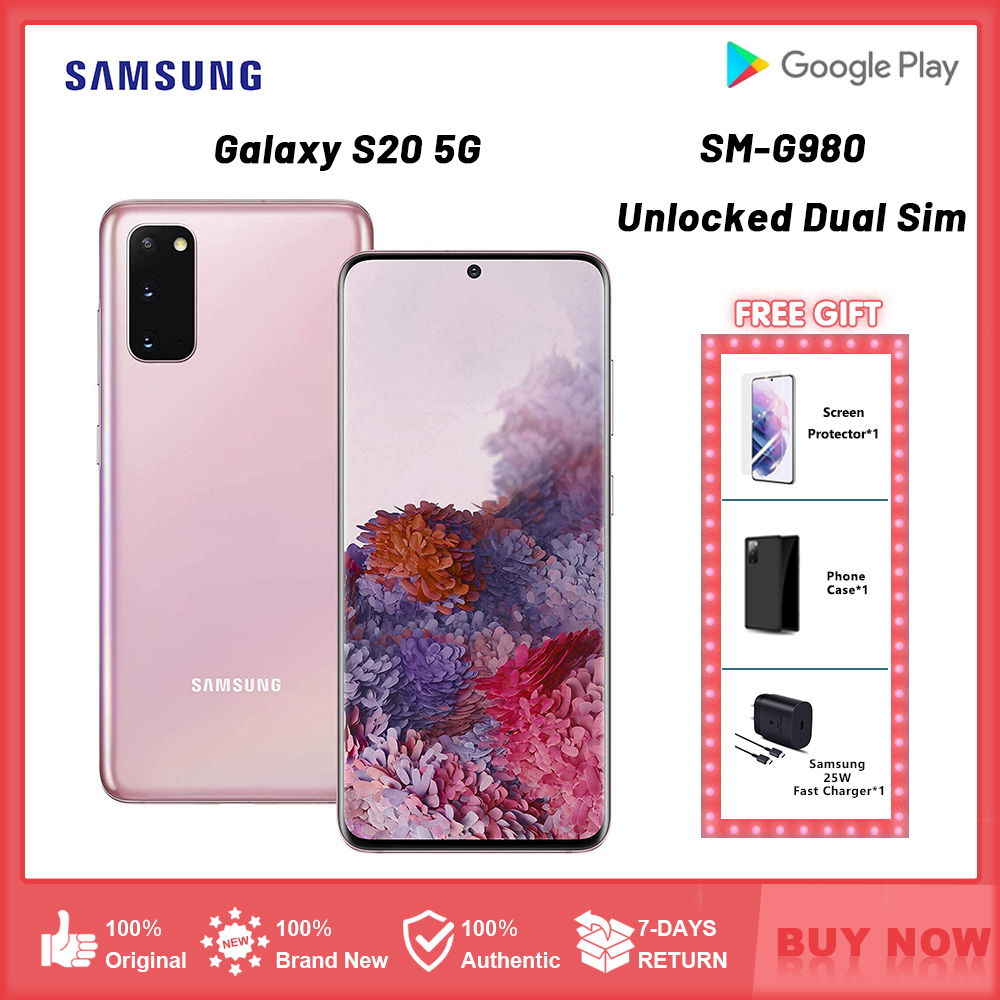 Samsung Galaxy S20 5G (128GB, 12GB) Dual sim 6.2