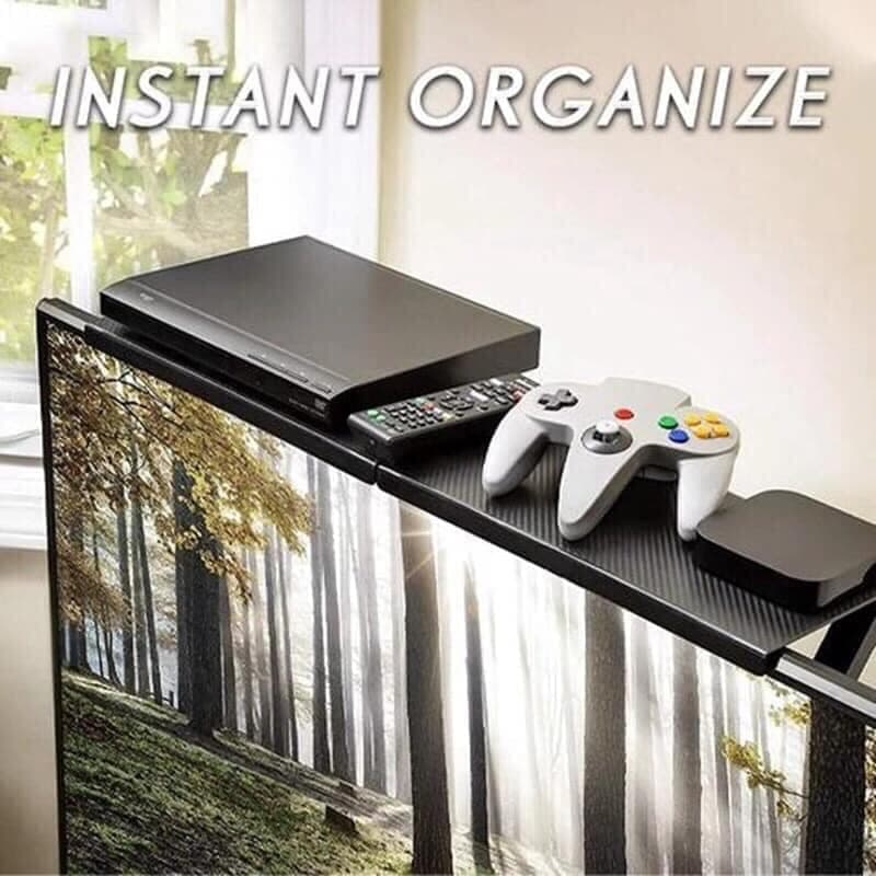 Adjustable TV Screen Top Storage Shelf 