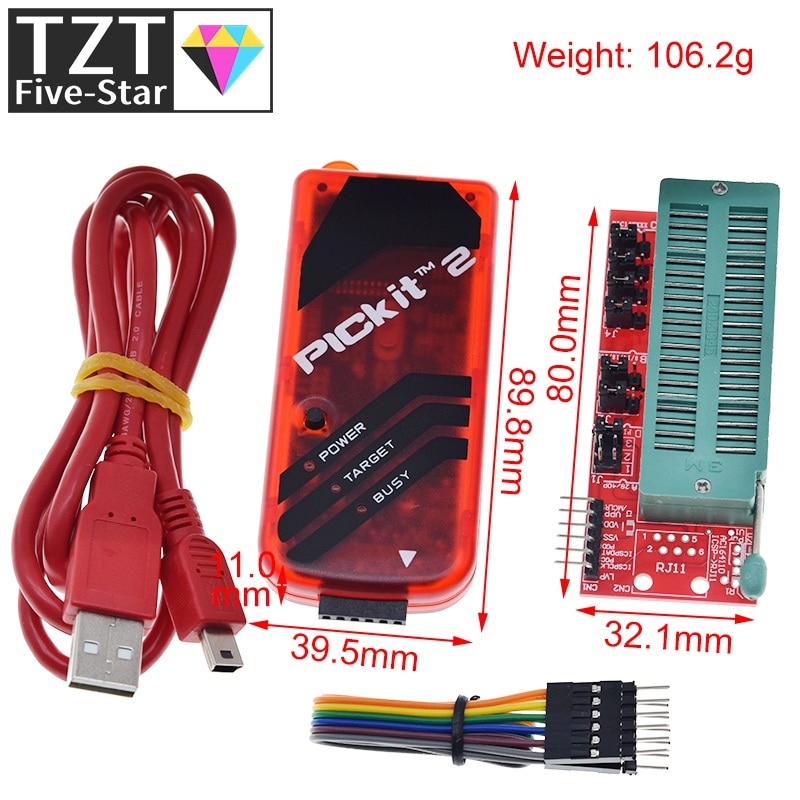 Pickit2 PICKIT3 Pickit3.5 Programmer + PIC ICD2 Pickit 2 PICKIT 3 PICKIT 3.5 Programming Adapter Universal Programmer Seat