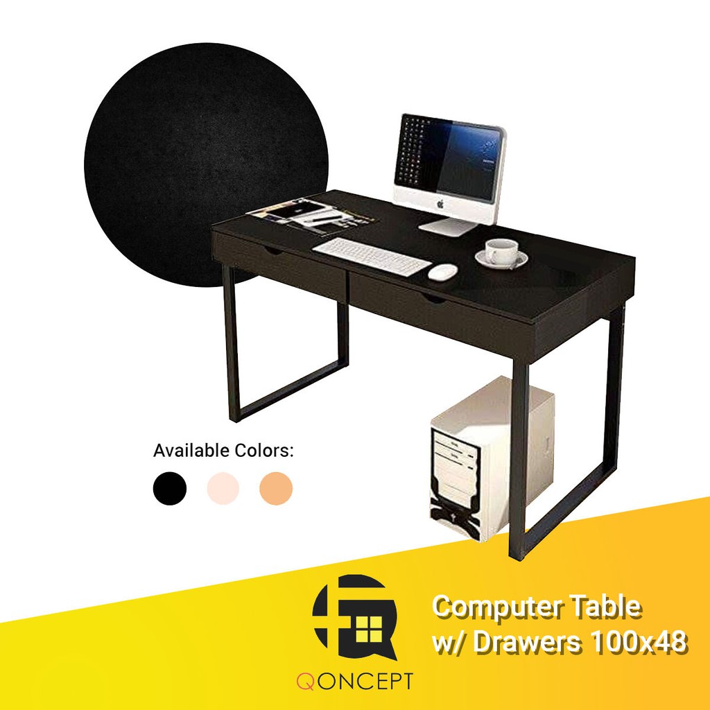 【Spot in Manila】Qoncept Furniture VICTORIA Computer Table / Home Office