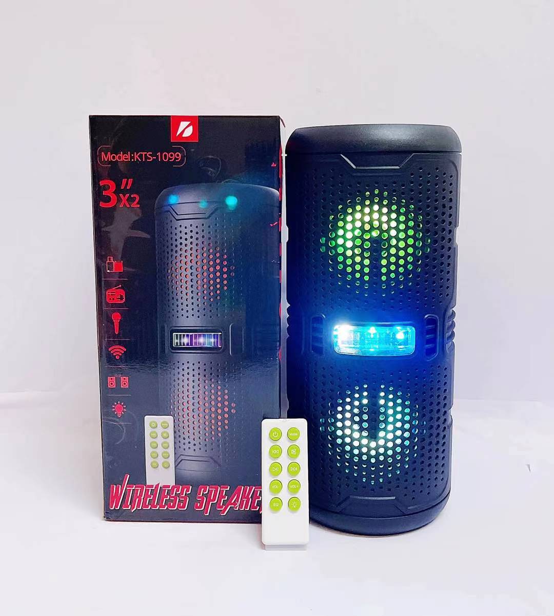 KTS1099 6inch With Free Mic Karaoke Portable Wireless Bluetooth