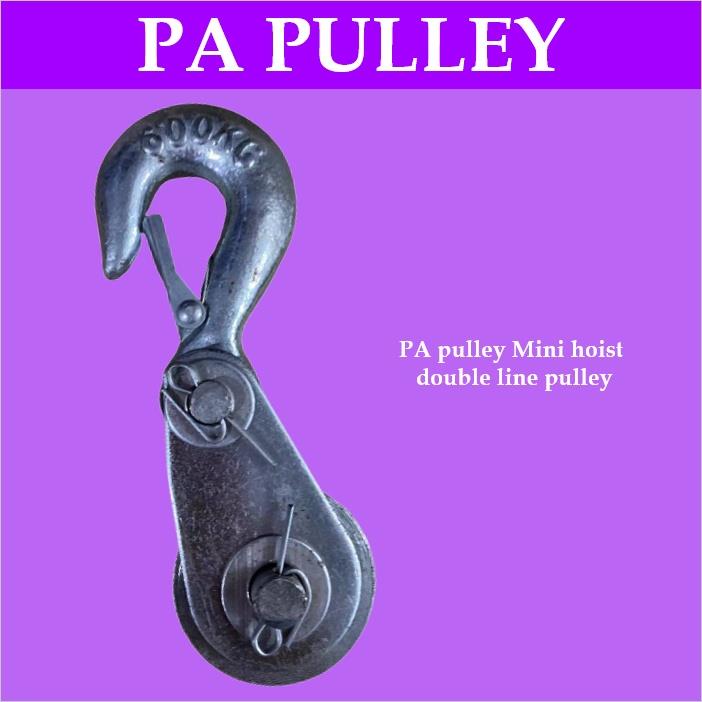 tool Pulley 600KG 800kg 1000kg mini pulley PA pulley Mini hoist double