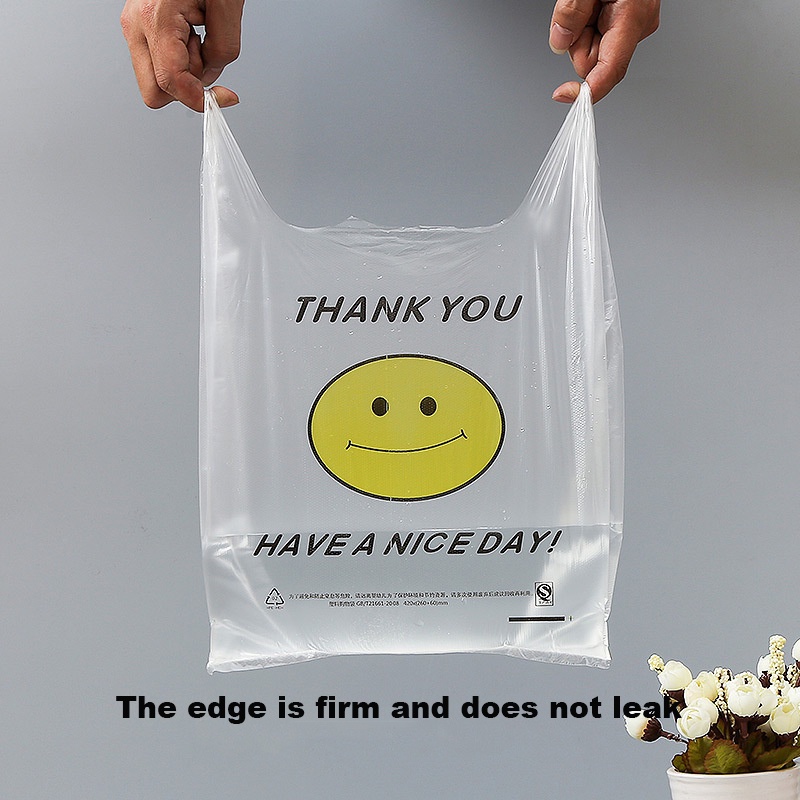SSWBasics Thank You T-Shirt Bags - Pack of 1000 - (11 ½” x 6