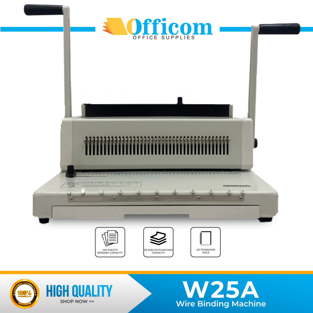 Officom High Quality Wire Binding Machine W25A (LONG/LEGAL) F4 Size ...
