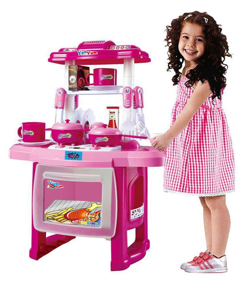 kitchen play set with light and sound