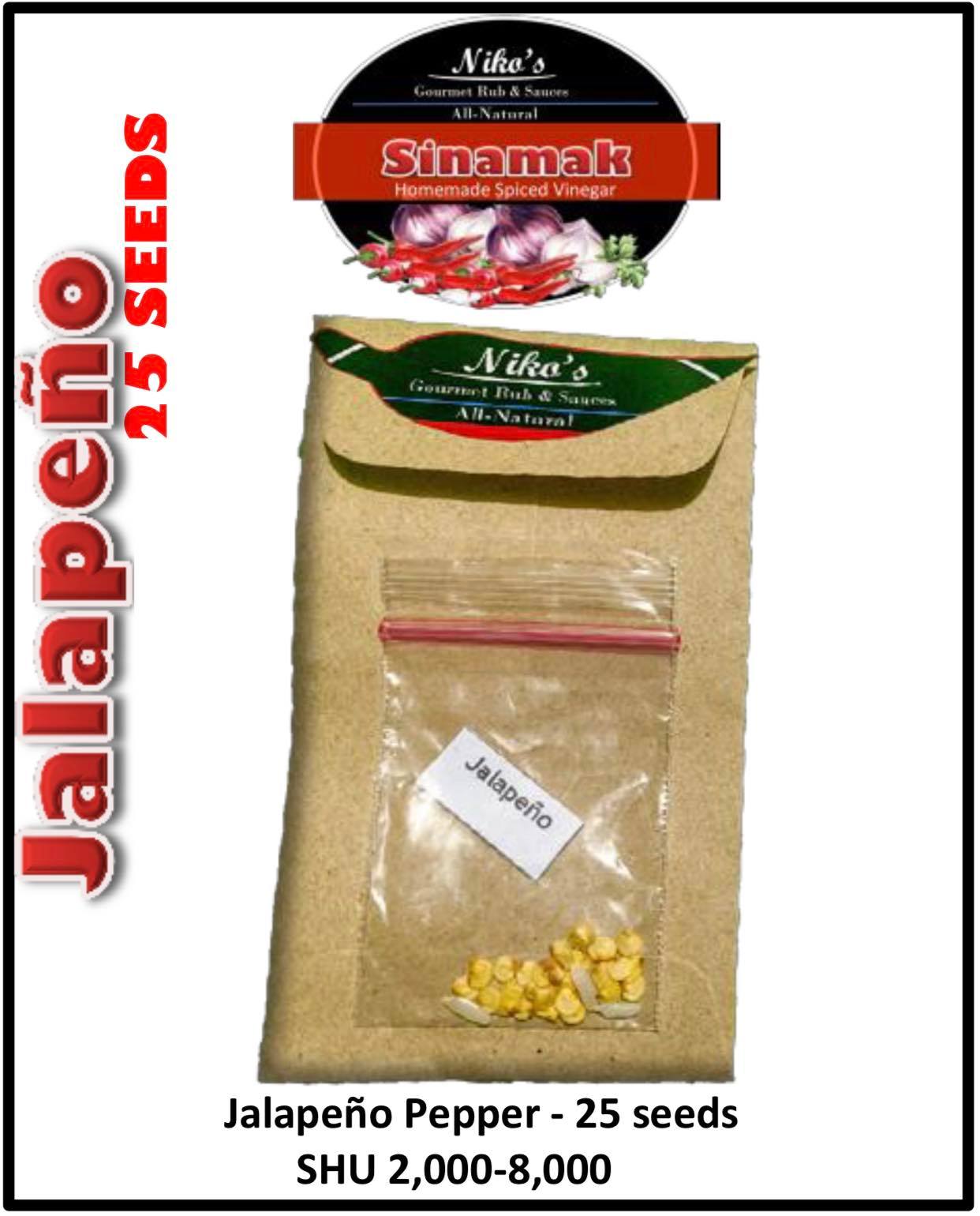 JALAPENO Pepper Seeds (Capsicum Annuum) 25 seeds pack Lazada PH