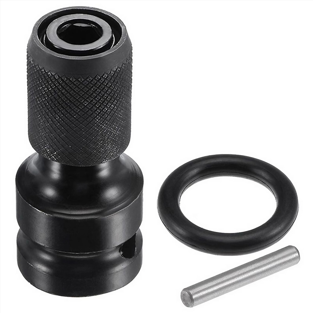1PC cờ lê ổ cắm cần siết Adapter 1/2 inch vuông đến 1/4 inch Hex cờ lê vặn chuyển đổi nặng cờ lê điện tử nối