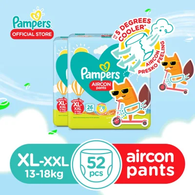 Pampers Aircon Pants Value Pack Extra Large 26 x 2 packs (52 diapers)