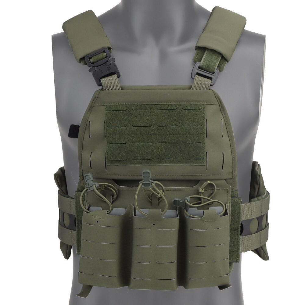 Tactical FCPC V5 Plate Carrier Vest QD Cummerbund Padded Shoulder Strap