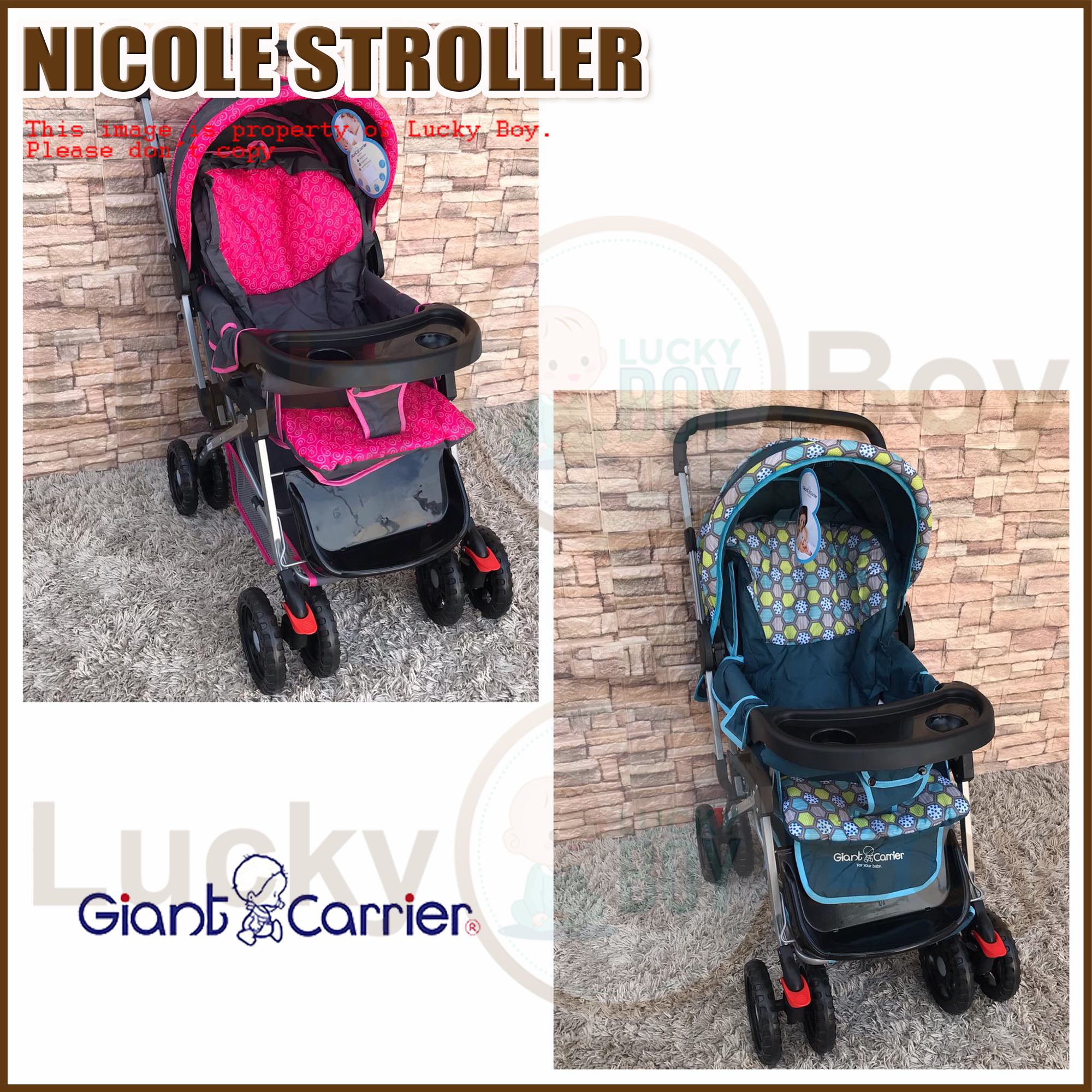 giant carrier stroller sage