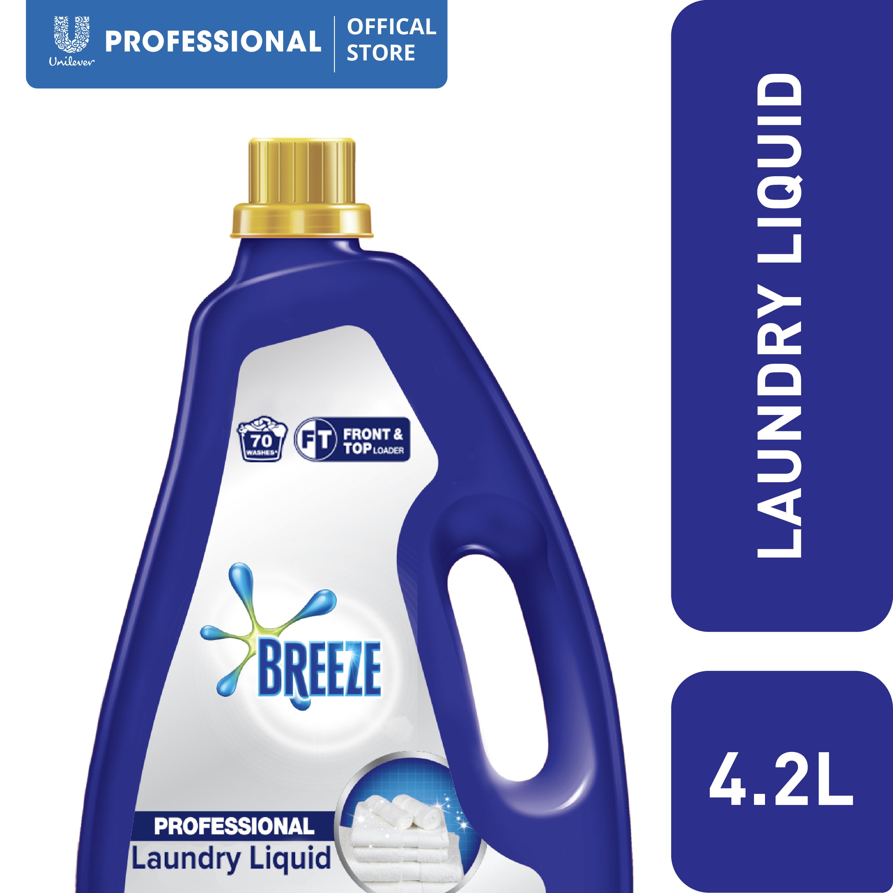 Breeze Pro Fabcleaning Liquid 4.2L Free Cif All Purpose Cleaner 520mL